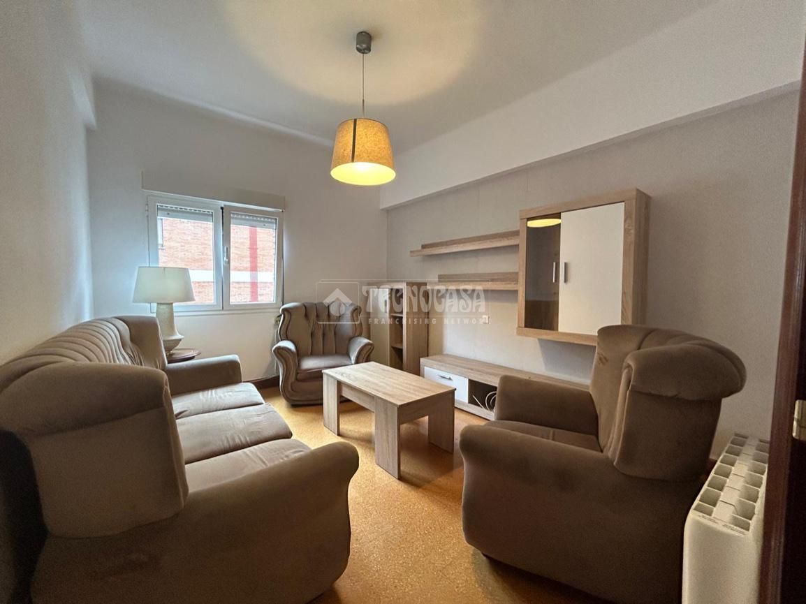 Living room of Flat for sale in Gijón   with Furnished