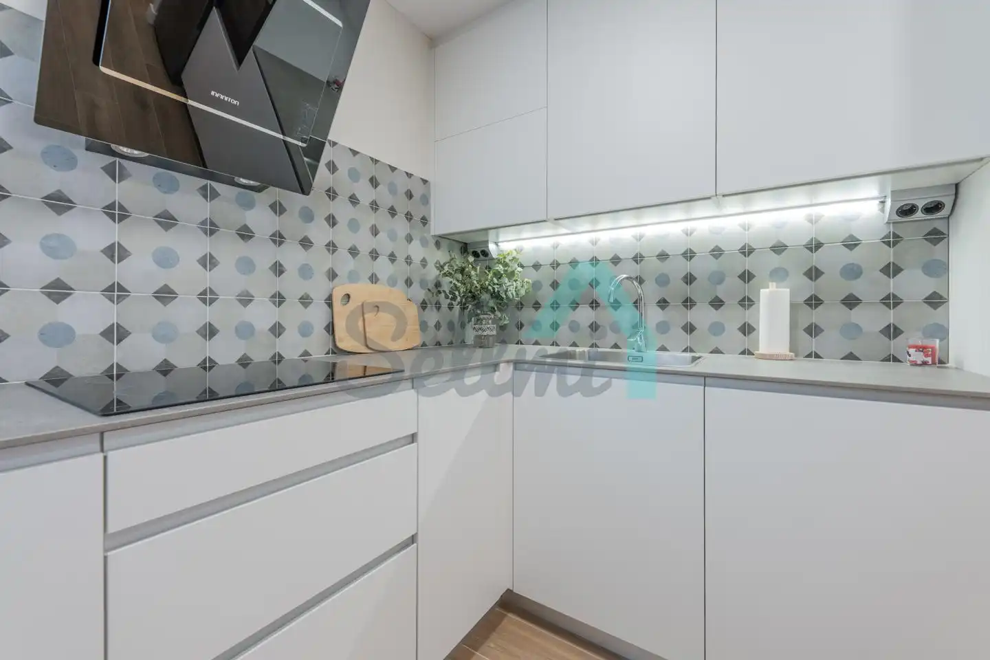Kitchen of Flat for sale in Oviedo   with Heating and Furnished