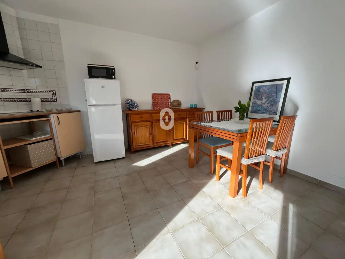 Cocina de Estudio de alquiler en Pollença con Jardín privado, Terraza y Amueblado