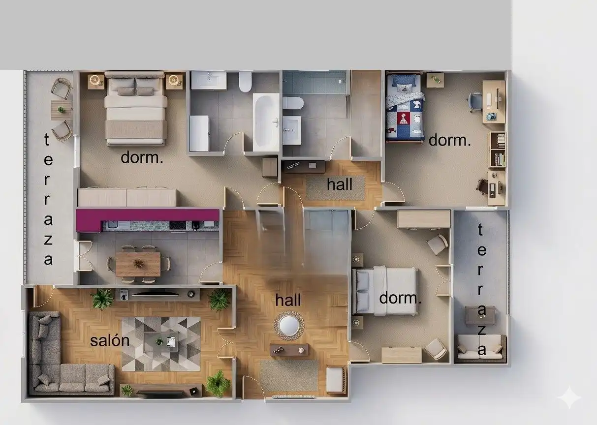 Piso en venta en  Logroño con Calefacción, Parquet y Terraza