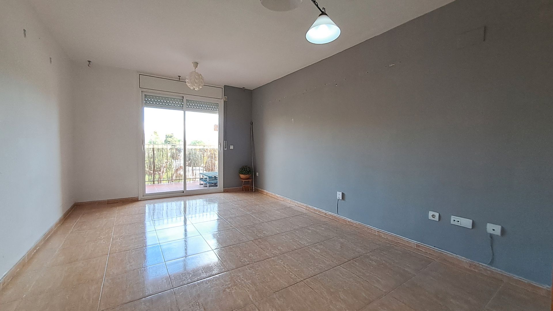 Wohnzimmer von Wohnung zur Miete in Perafort mit Klimaanlage, Terrasse und Ofen