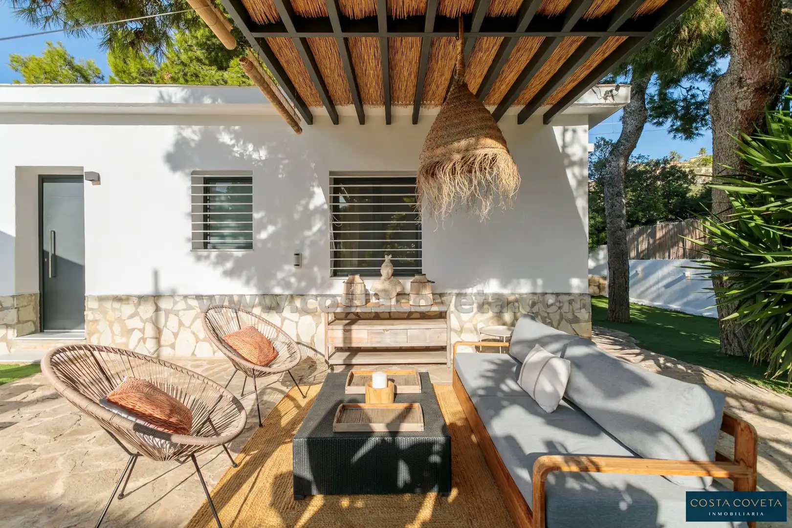 Terrassa de Casa o xalet en venda en El Campello amb Aire condicionat, Jardí privat i Terrassa