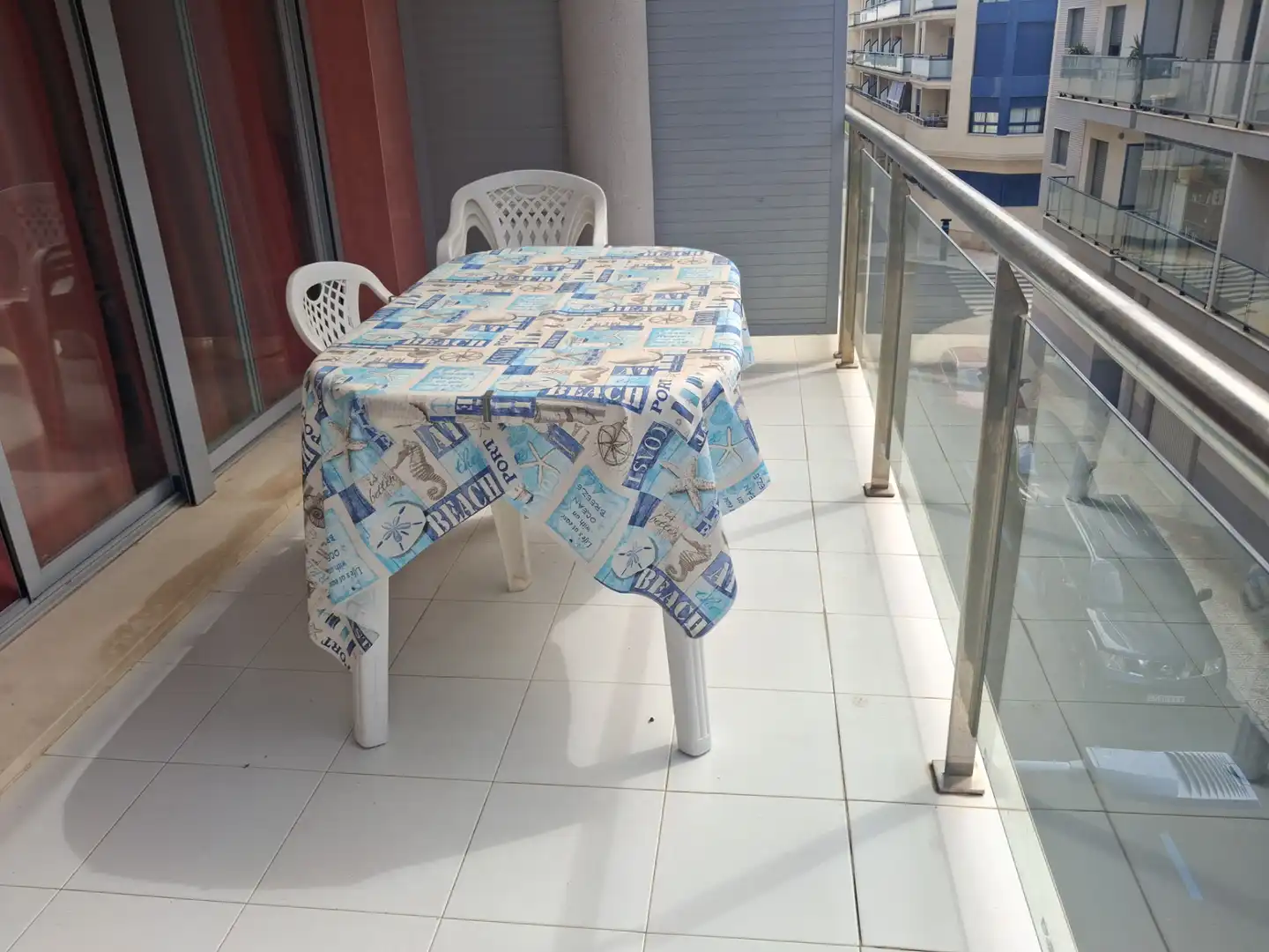 Terraza de Apartamento de alquiler en Peñíscola / Peníscola con Aire acondicionado, Terraza y Amueblado