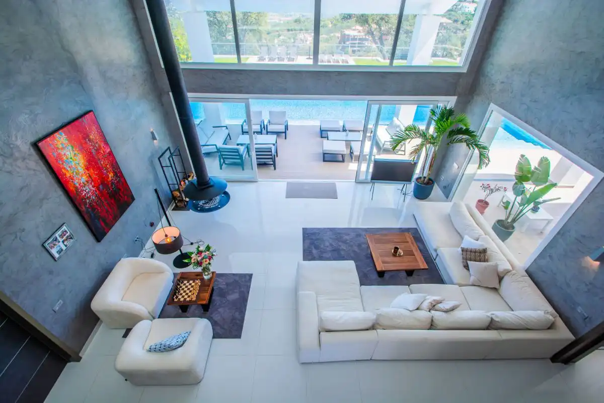 Living room of Houses for rent in Ojén  with Terrace, Storage room and Furnished