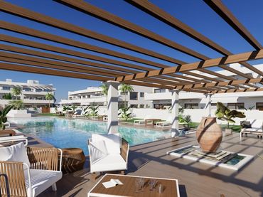 Bungalow con piscina en venta en Las Lomas de Rame - Bahía Bella