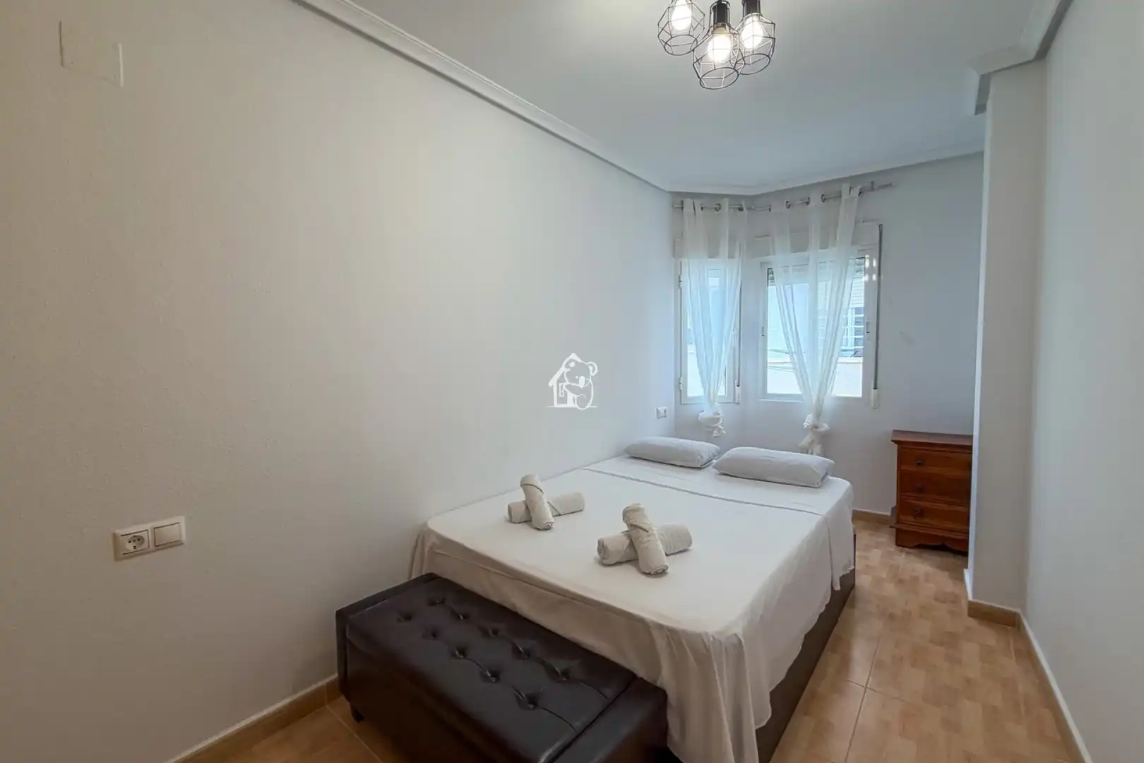 Bedroom of Apartments for rent in Torrevieja  with Air Conditioner, Terrace and Furnished
