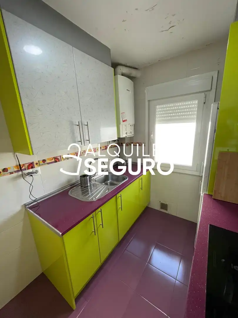 Cocina de Piso de alquiler en Madrid con Aire acondicionado, Calefacción y Terraza