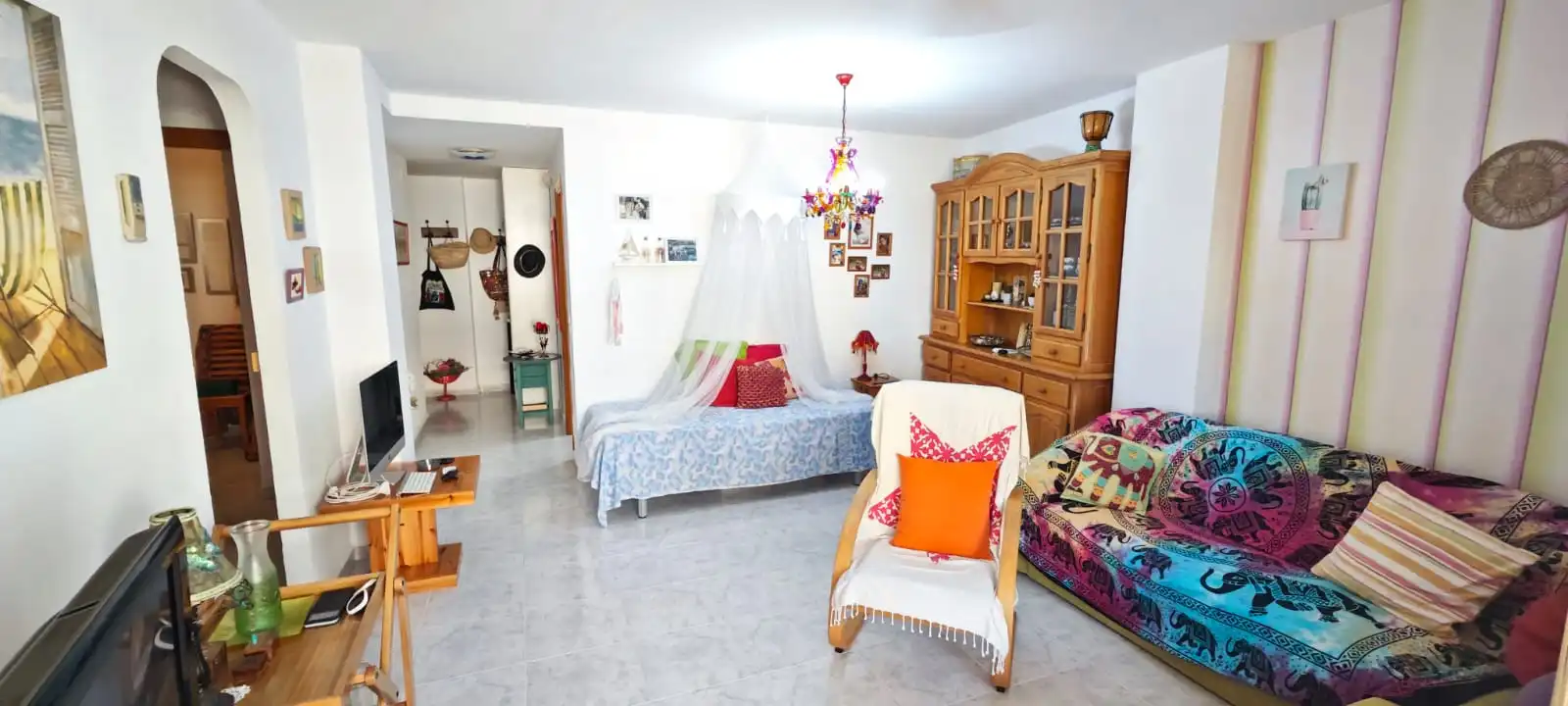 Living room of Apartments for rent in Dénia  with Air Conditioner, Heating and Terrace