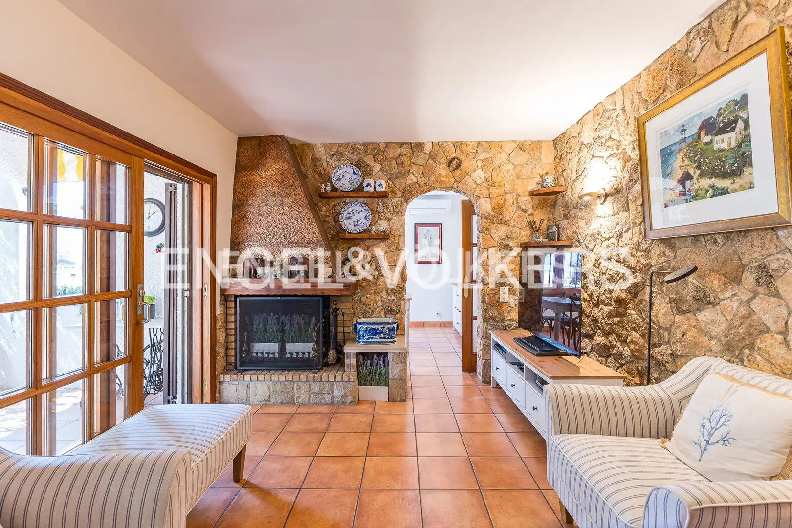 Sala de estar de Casa o chalet en venta en Torredembarra con Aire acondicionado, Calefacción y Jardín privado