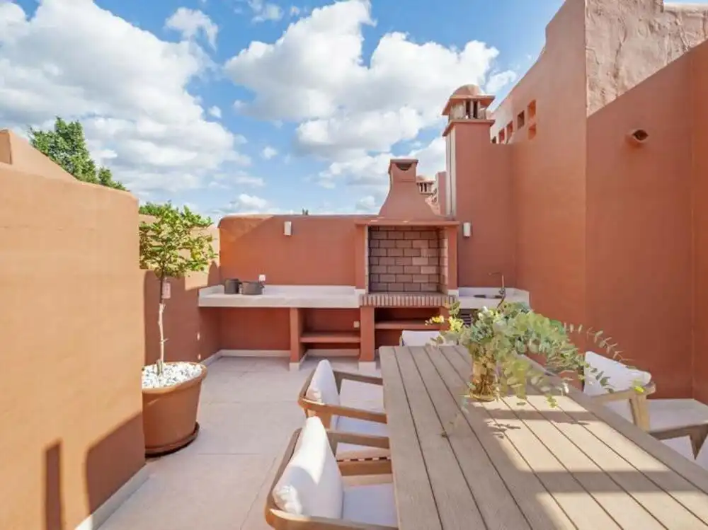 Terrassa de Casa adosada de lloguer en Marbella amb Aire condicionat, Terrassa i Traster