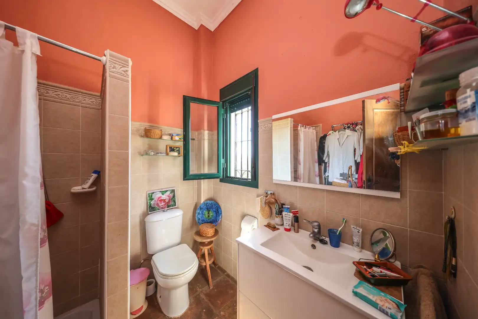 Bany de Casa o xalet en venda en Monda amb Aire condicionat, Jardí privat i Piscina