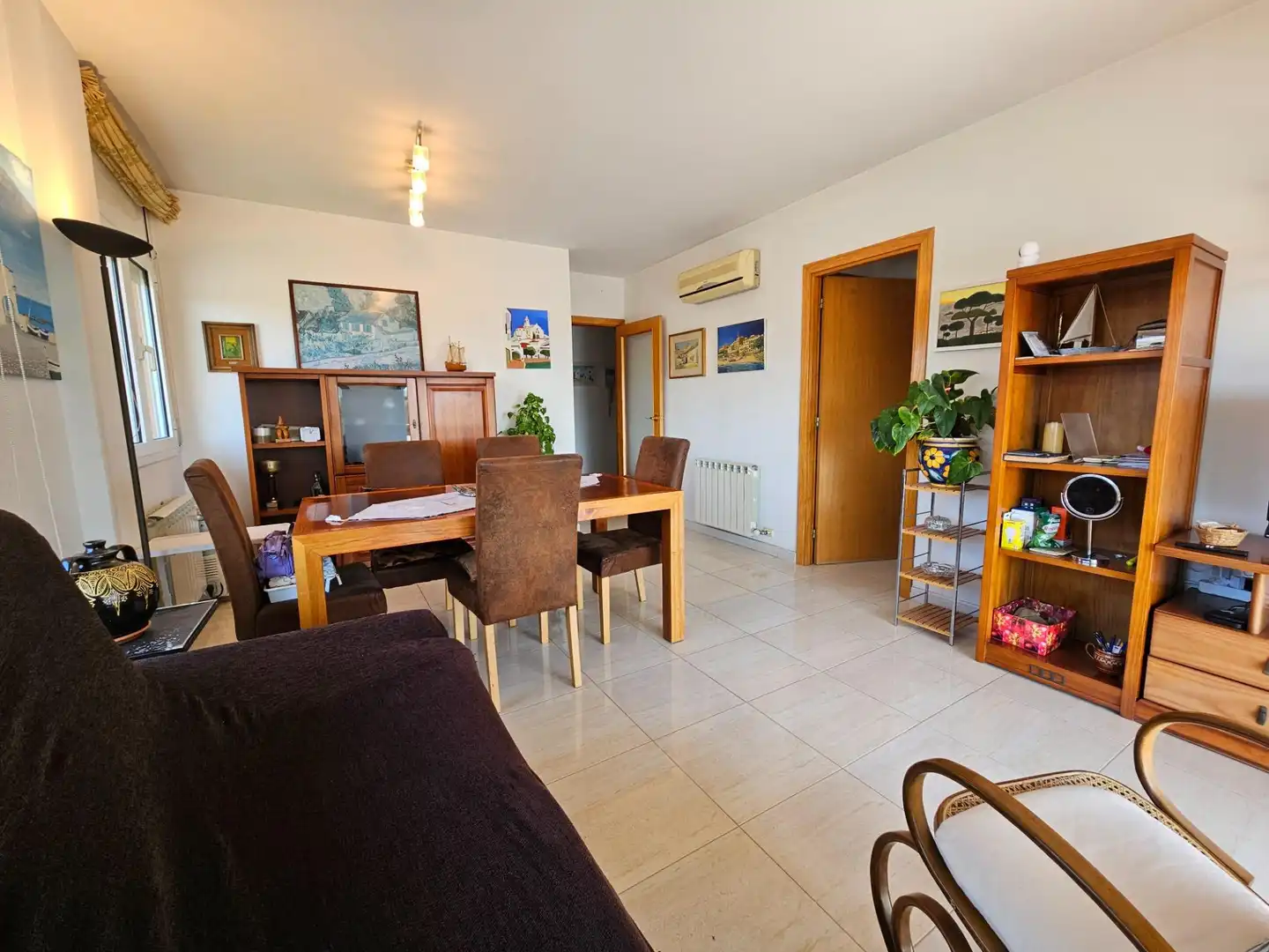 Sala d'estar de Àtic en venda en Calonge i Sant Antoni amb Calefacció i Balcó