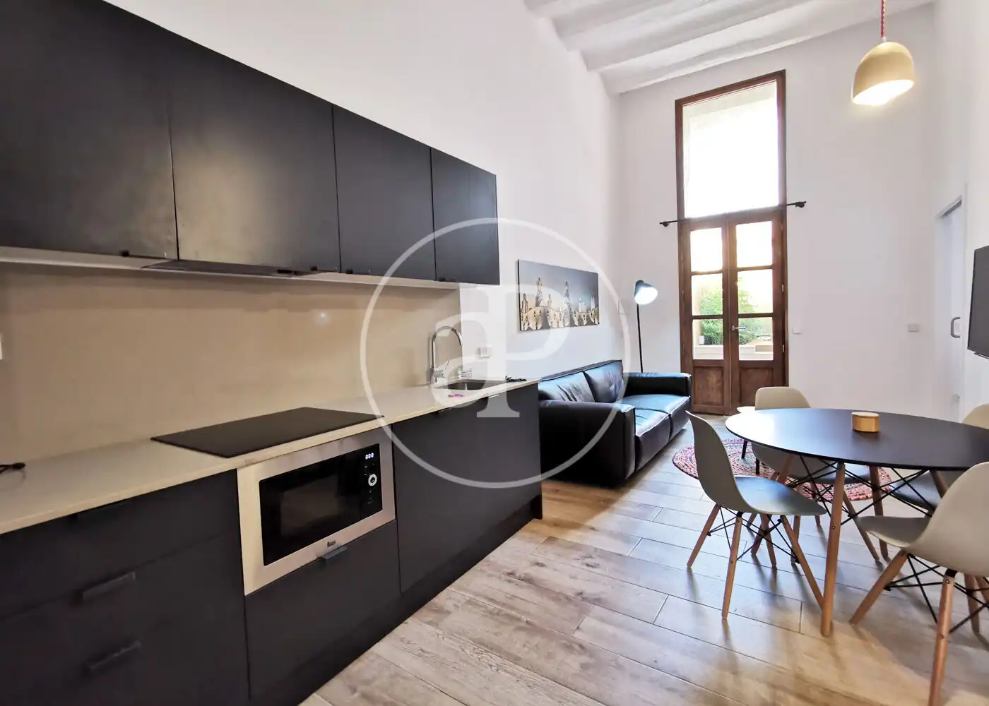Cocina de Piso en venta en Barcelona con Aire acondicionado, Calefacción y Amueblado