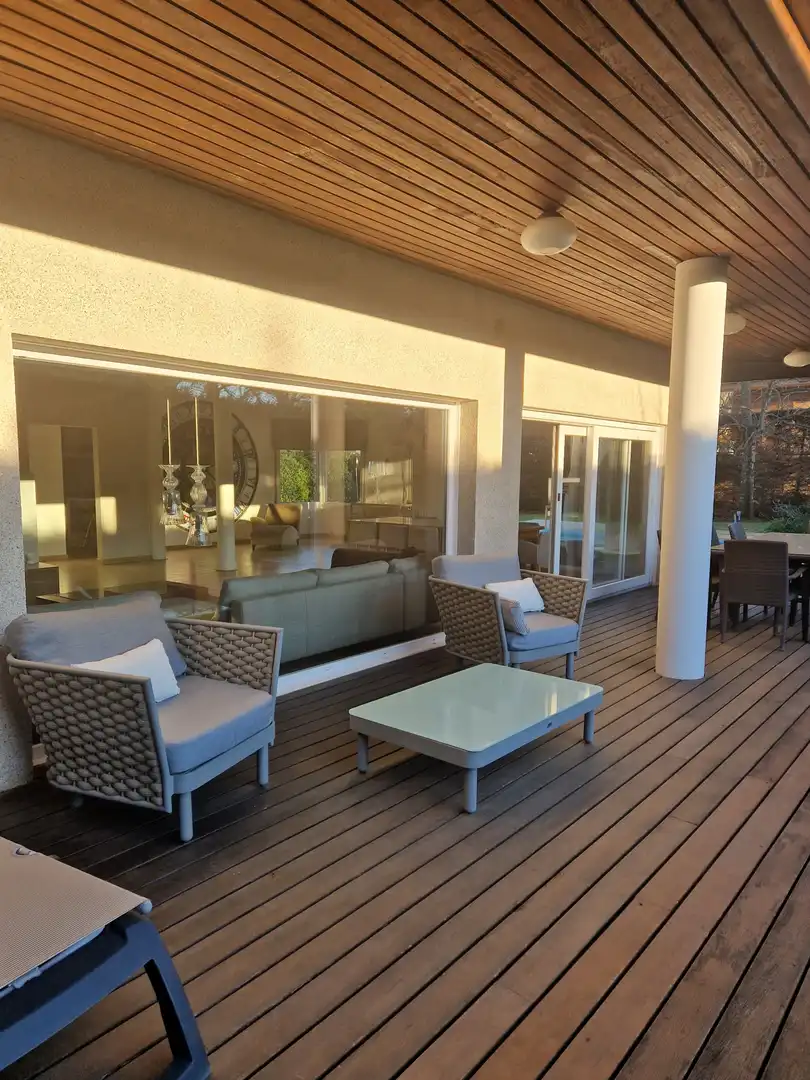 Terraza de Casa o chalet en venta en Santa Coloma de Farners con Aire acondicionado, Calefacción y Jardín privado