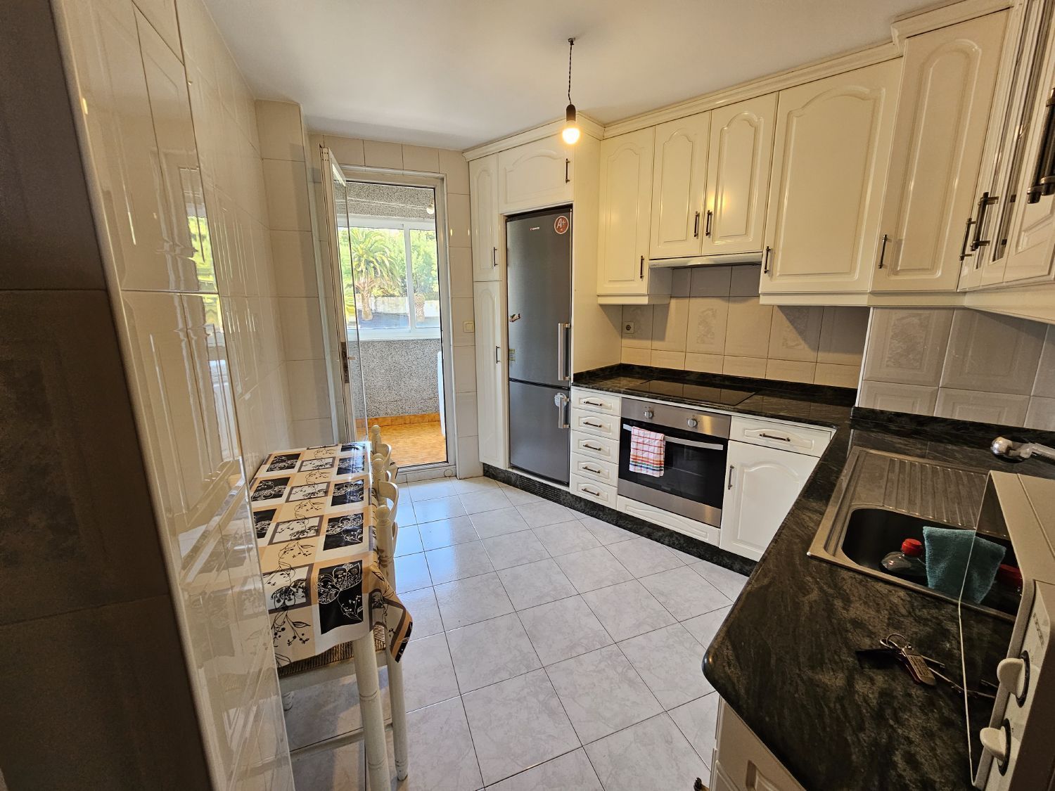Kitchen of Flat to rent in Culleredo  with Heating, Terrace and Furnished