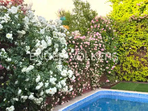 Jardí de Casa adosada en venda en Pozuelo de Alarcón amb Aire condicionat, Calefacció i Jardí privat