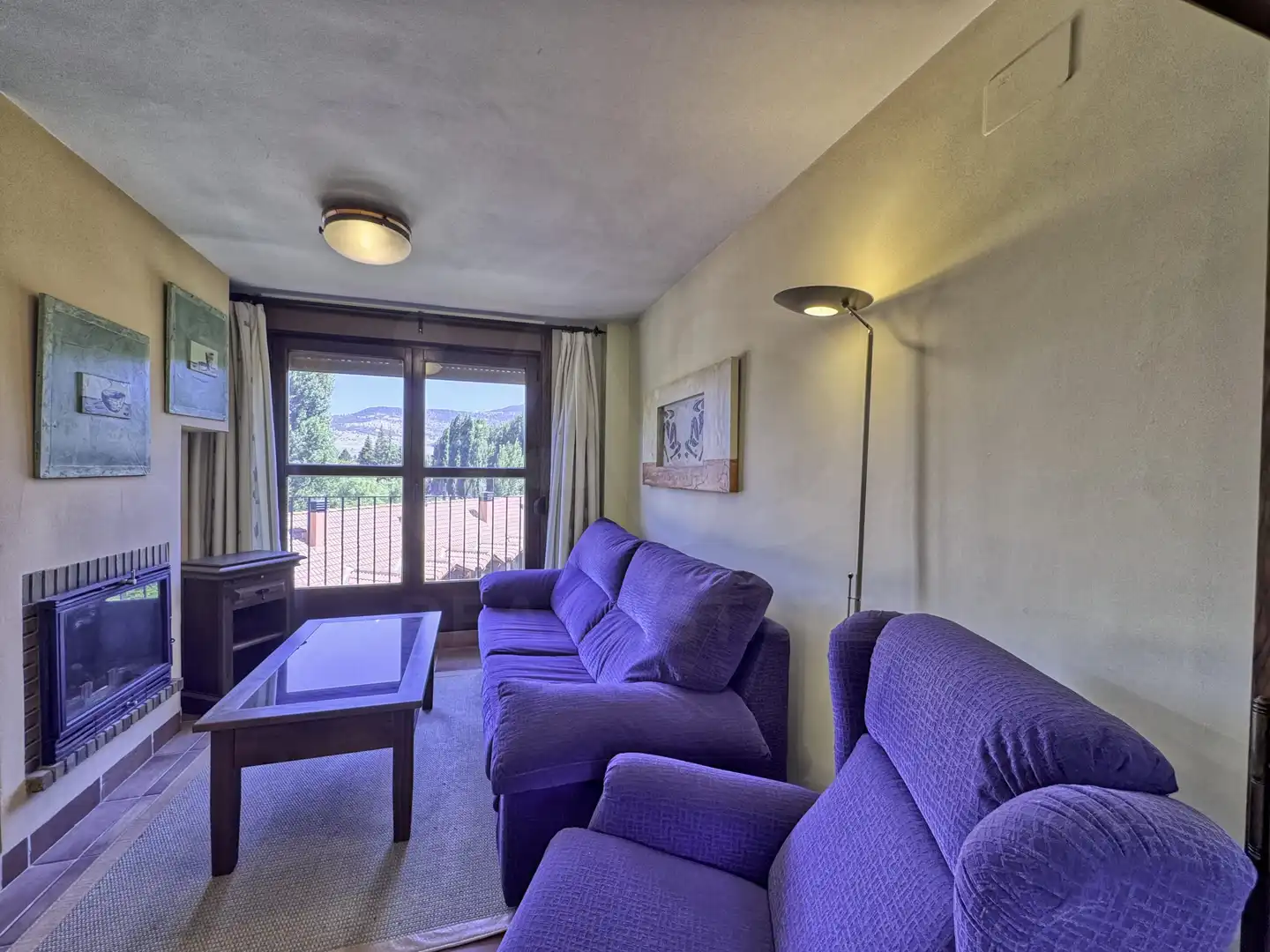Sala de estar de Piso en venta en Alcalá de la Selva con Calefacción