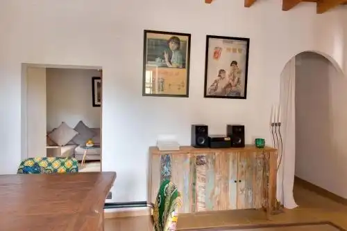 Comedor de Casa o chalet de alquiler en Sant Josep de sa Talaia con Jardín privado, Terraza y Amueblado
