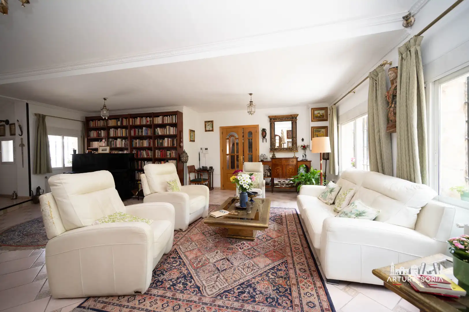 Sala de estar de Casa o chalet en venta en Madrid con Calefacción y Jardín privado