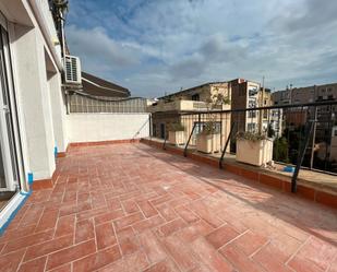 Terrace of Attic to rent in  Barcelona Capital  with Air Conditioner, Heating and Parquet flooring