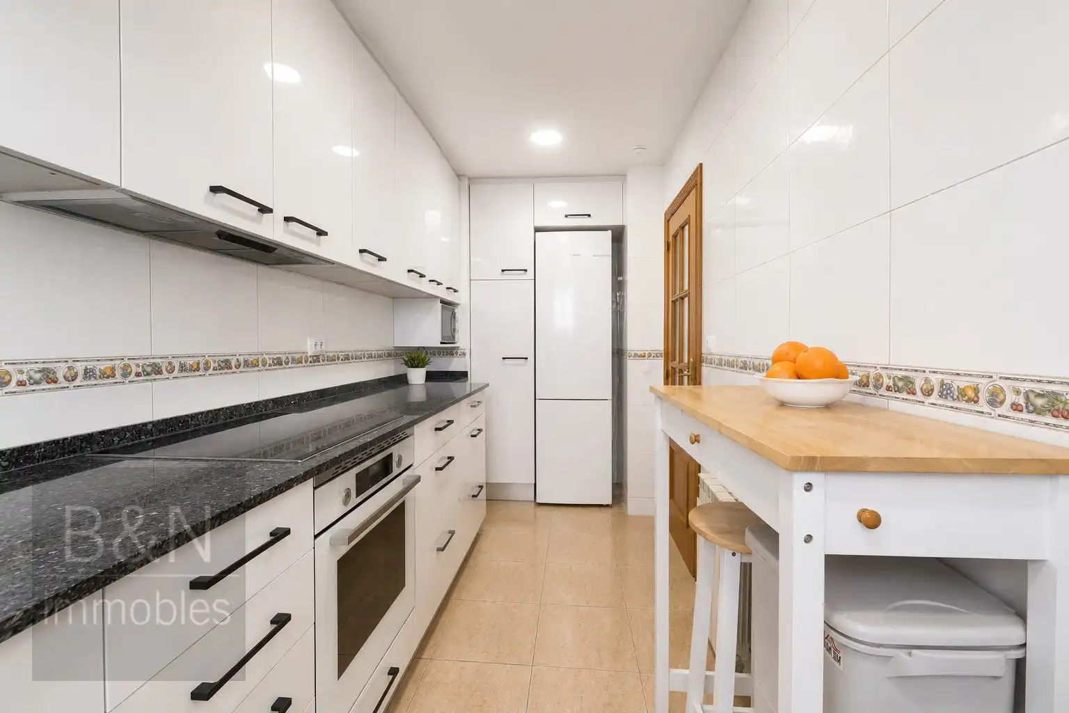 Kitchen of Duplexes for sale in Sabadell  with Air Conditioner, Heating and Terrace
