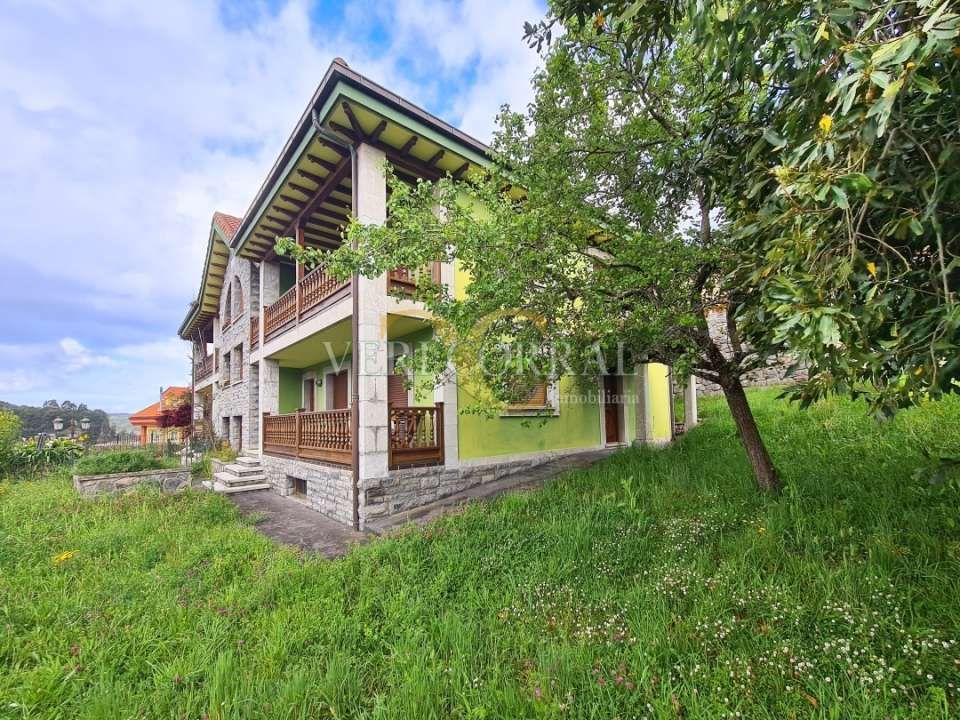 Exterior view of Single-family semi-detached for sale in Ribadesella  with Heating, Private garden and Terrace