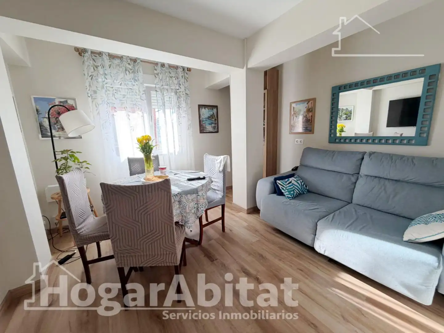 Sala de estar de Piso en venta en Sagunto / Sagunt con Aire acondicionado y Parquet