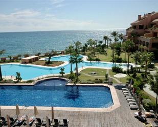 Swimming pool of Planta baja for sale in Marbella  with Air Conditioner, Private garden and Terrace