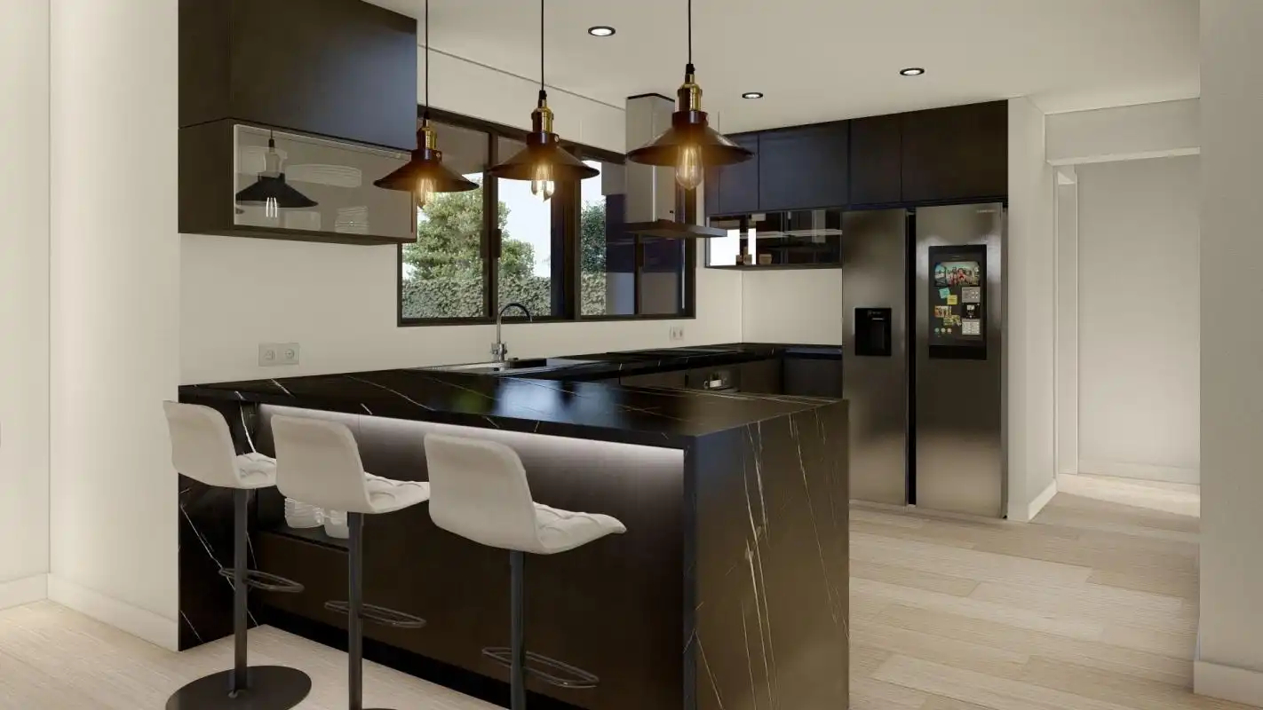 Cocina de Casa o chalet en venta en Nuevo Baztán con Calefacción, Jardín privado y Piscina