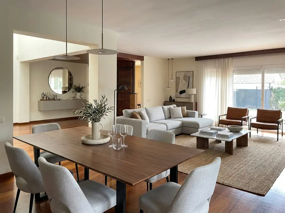 Sala d'estar de Casa o xalet en venda en Sant Cugat del Vallès amb Aire condicionat, Calefacció i Jardí privat