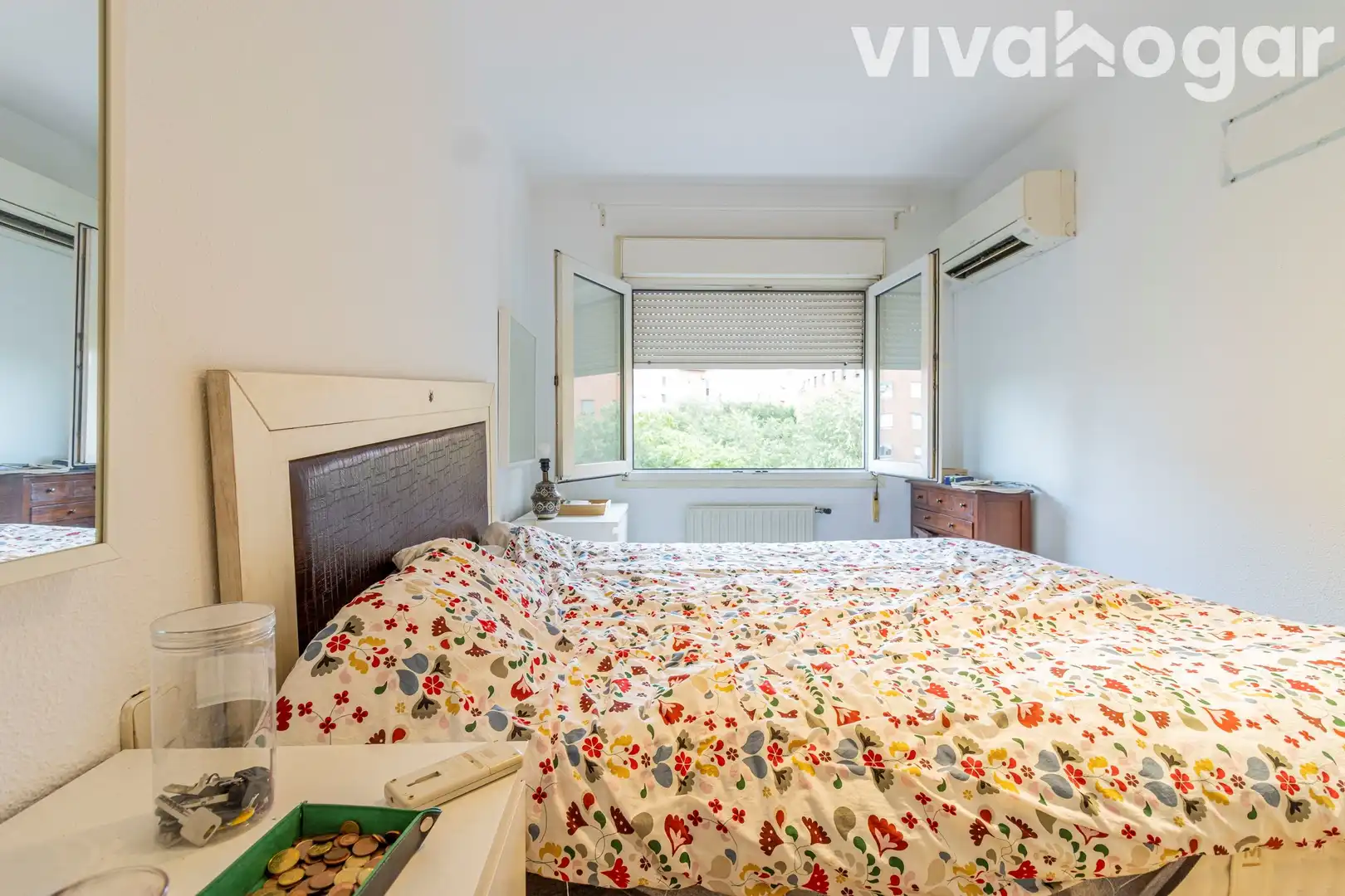 Bedroom of Flat for sale in Madrid  with Balcony