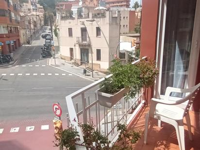 Balcony of Flat to share in  Barcelona Capital  with Air Conditioner, Heating and Furnished