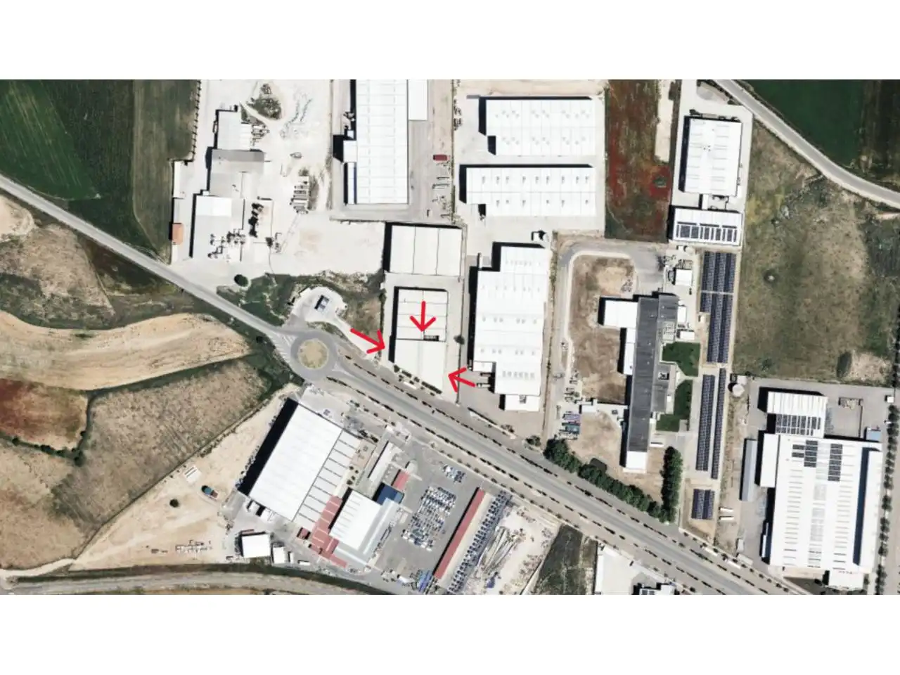 Exterior view of Industrial buildings for sale in Noblejas