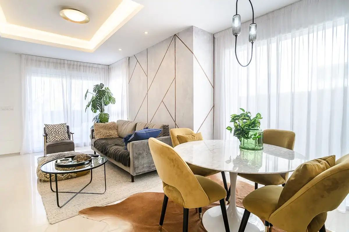 Sala de estar de Casa o chalet en venta en Rojales con Aire acondicionado, Terraza y Piscina