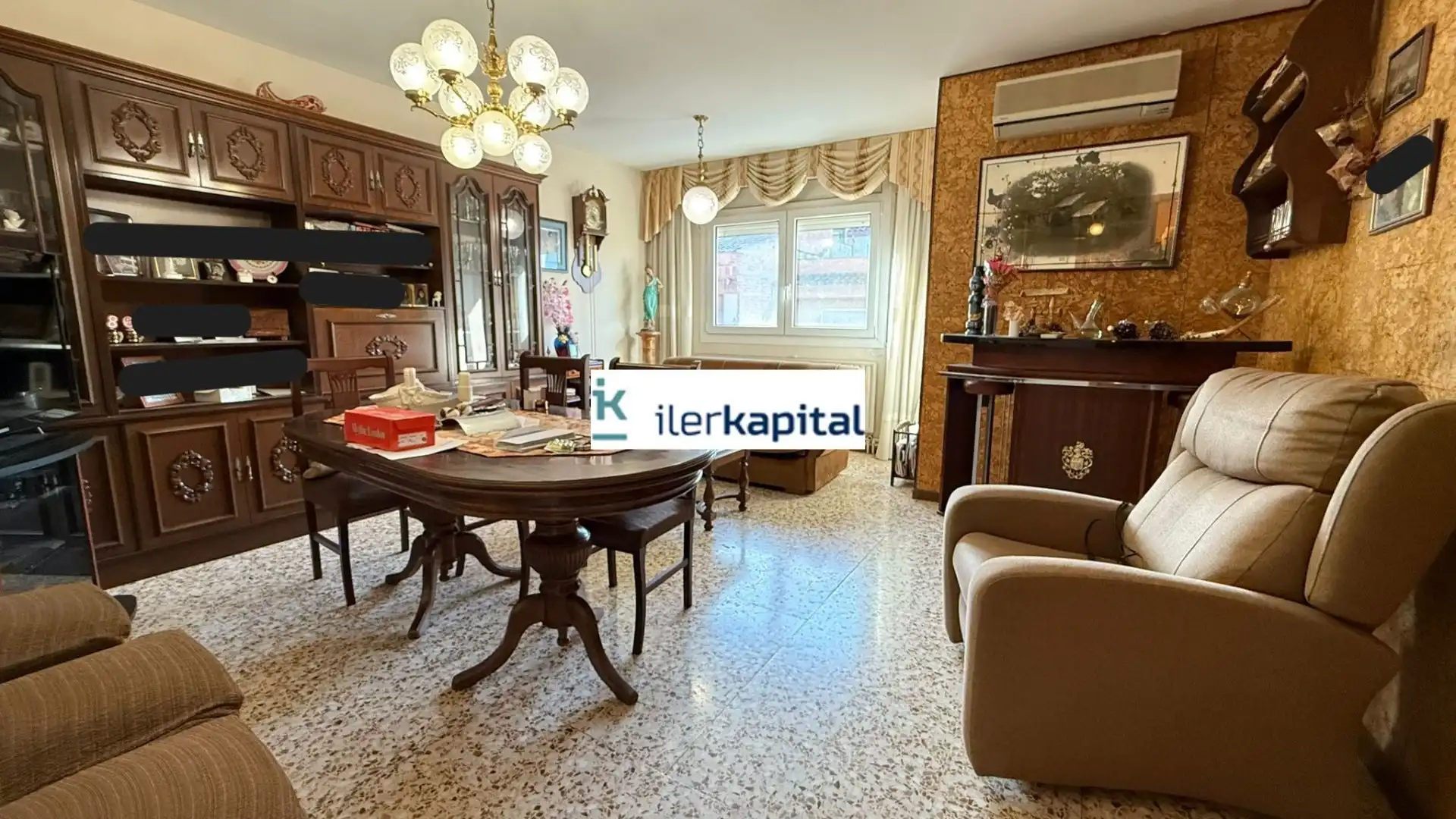 Sala de estar de Piso en venta en Almacelles con Aire acondicionado, Calefacción y Trastero