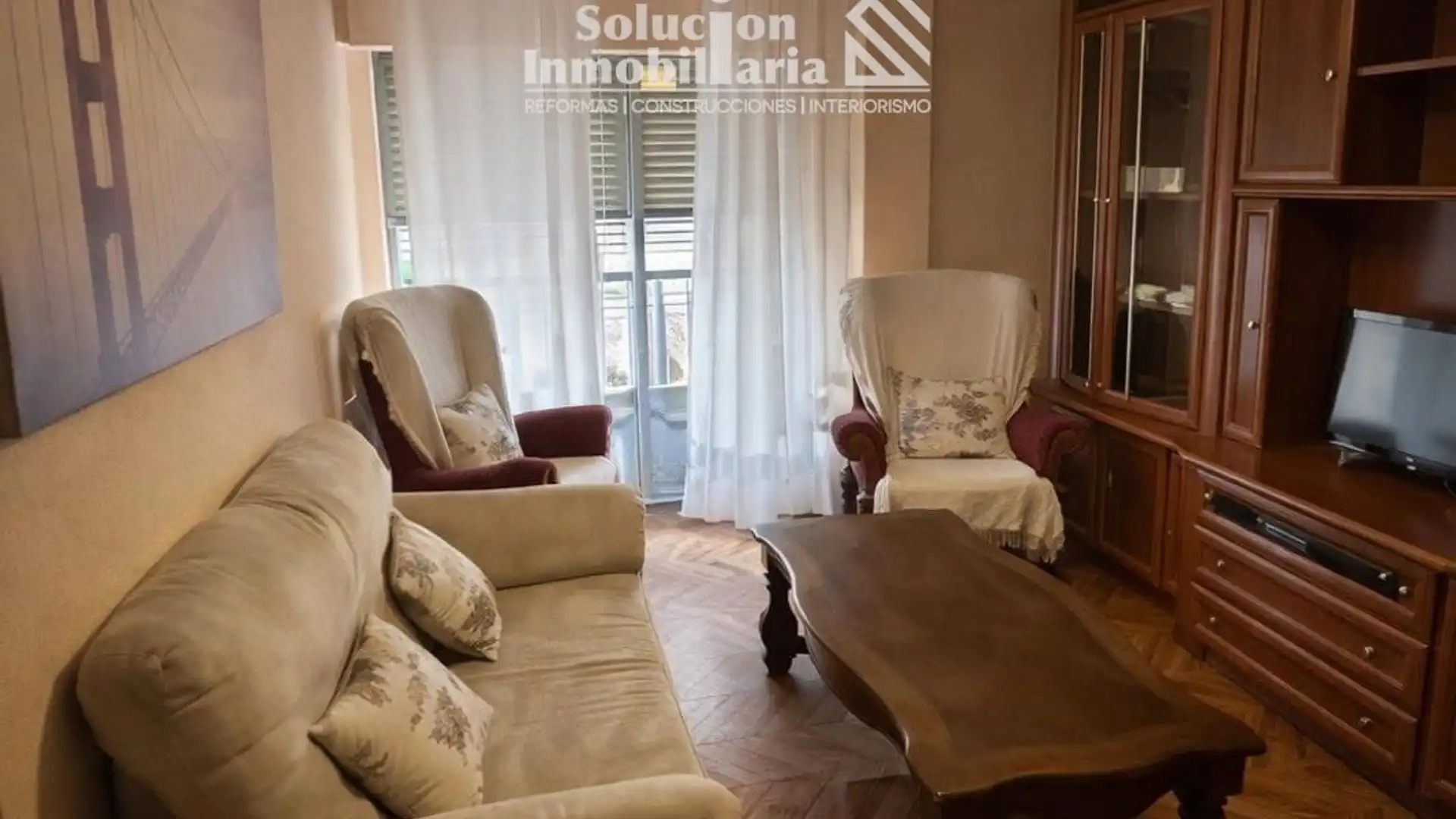 Sala de estar de Piso de alquiler en Salamanca Capital con Calefacción, Terraza y Amueblado