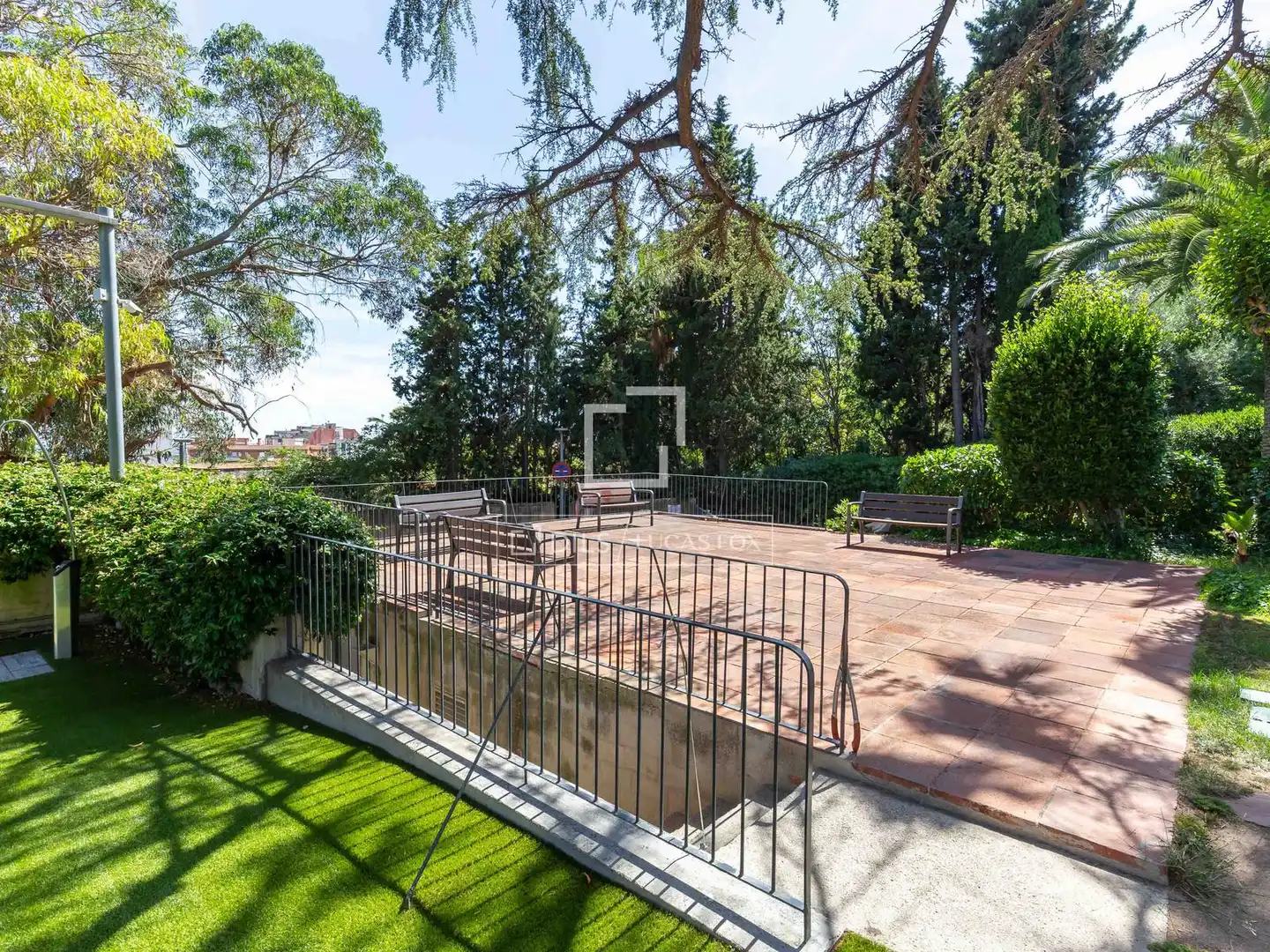 Garden of Flat for sale in Esplugues de Llobregat  with Air Conditioner, Heating and Private garden
