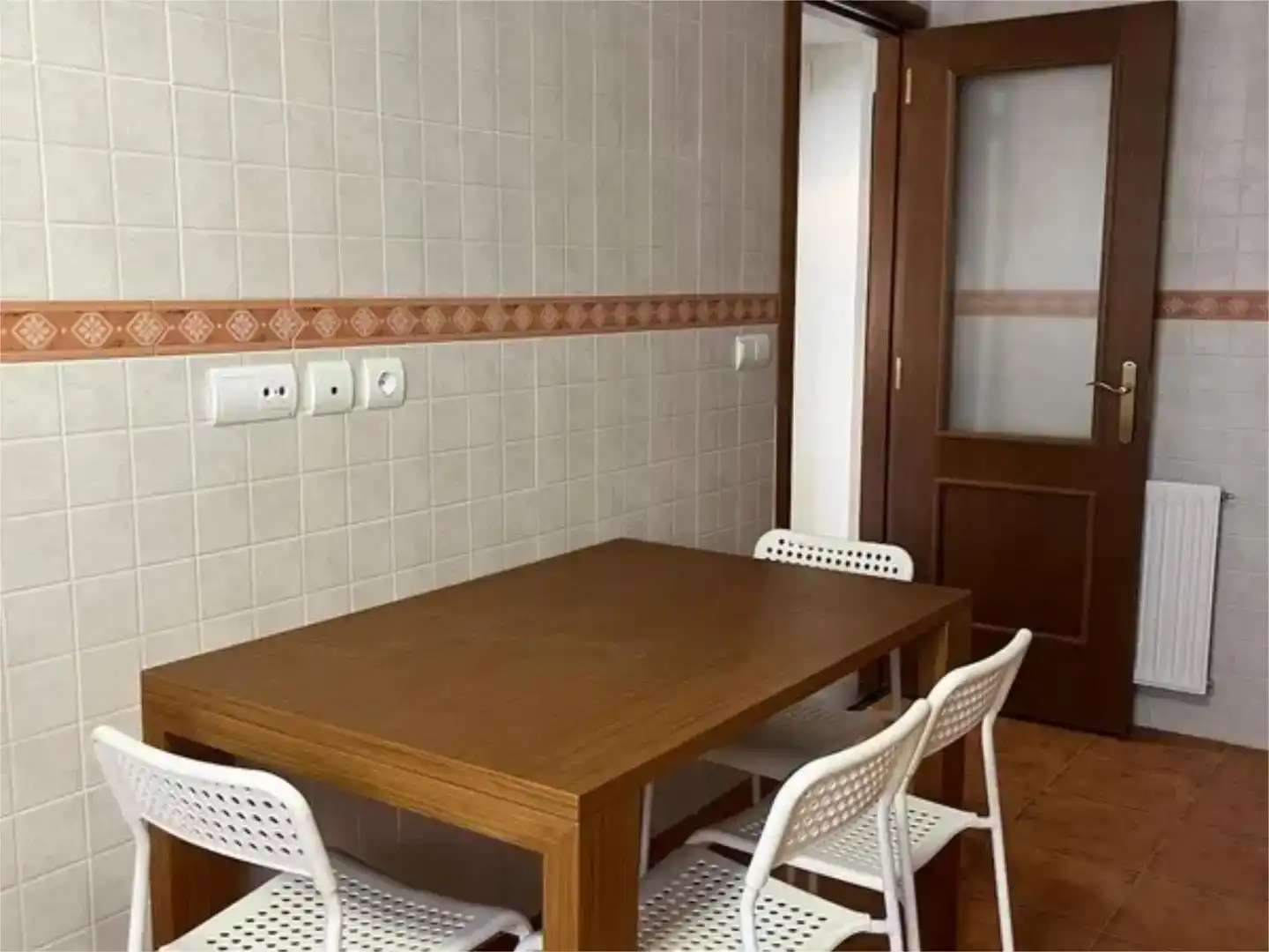 Dining room of Flat for rent in Sojuela  with Private garden, Parquet flooring and Storage room