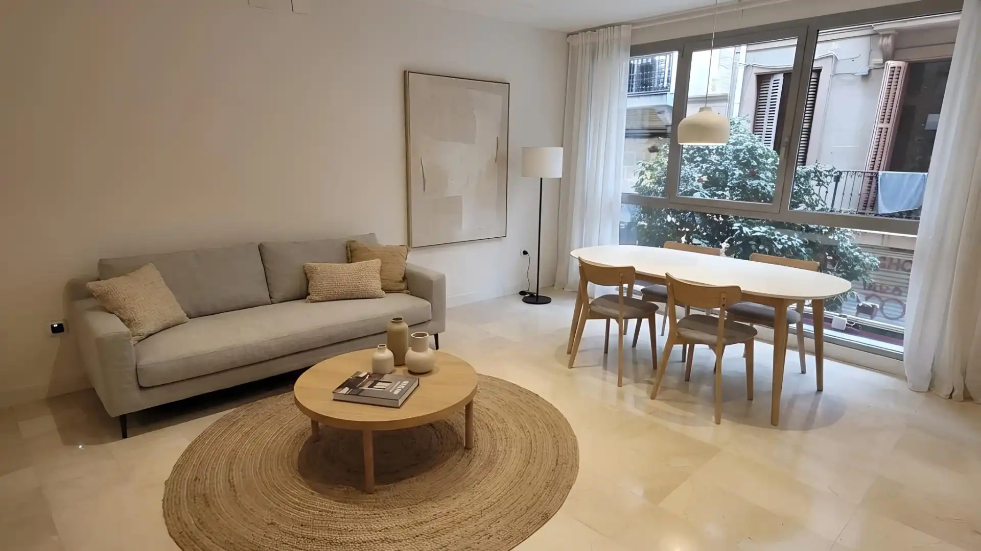 Sala de estar de Piso en venta en  Barcelona Capital