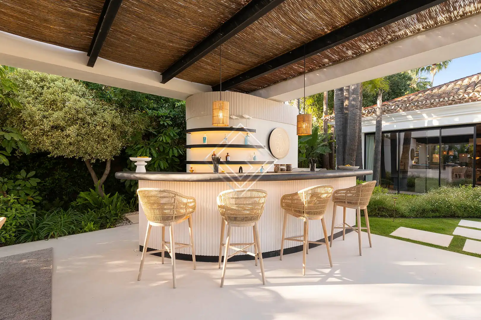 Terraza de Casa o chalet en venta en Marbella con Aire acondicionado, Jardín privado y Terraza