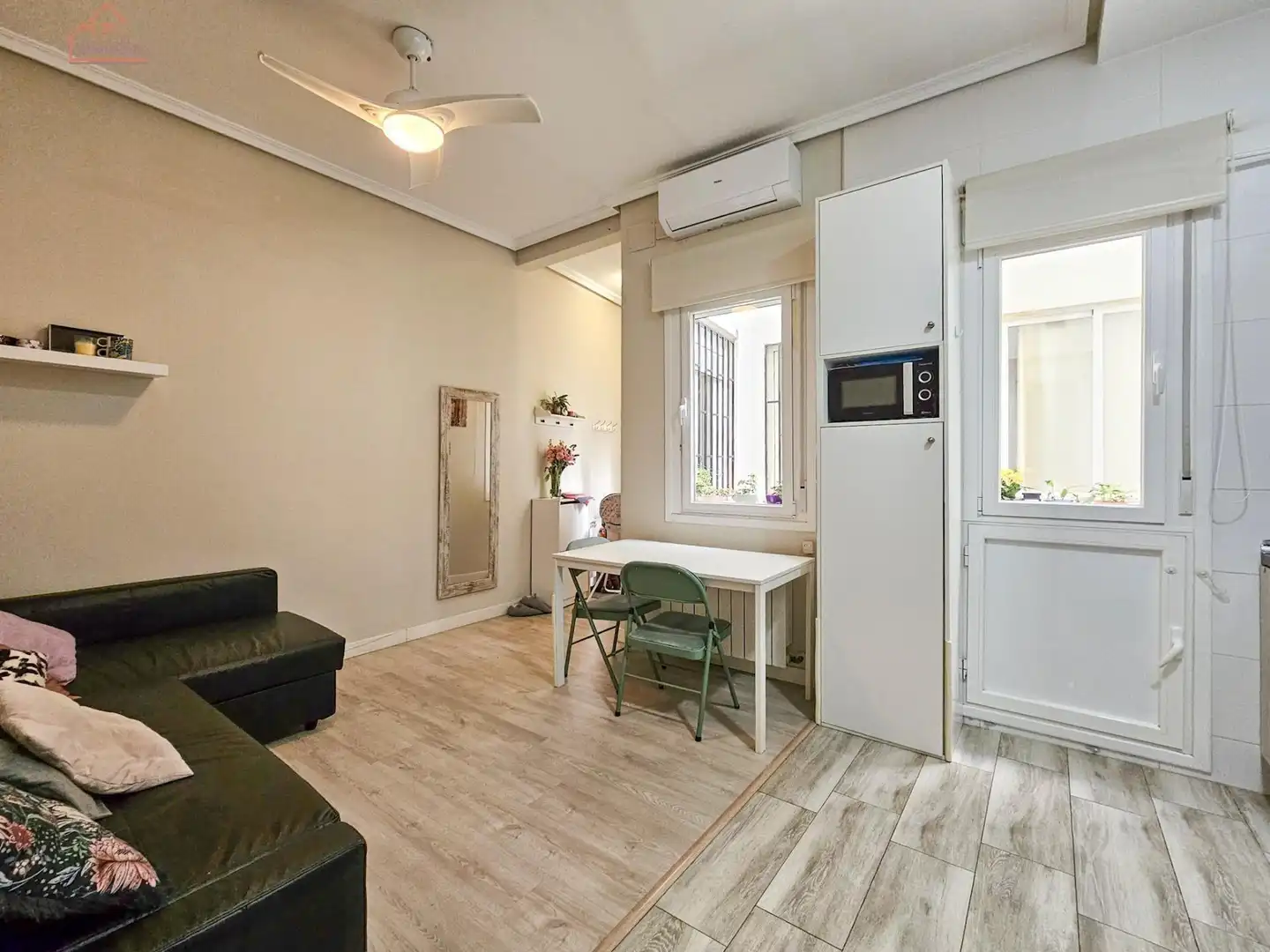 Wohnzimmer von Wohnung zur Miete in Madrid mit Klimaanlage, Heizung und Möbliert
