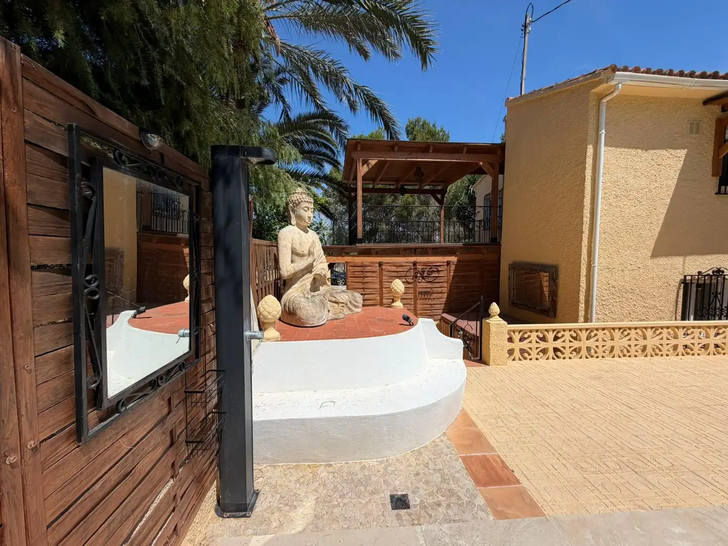 Jardín de Casa o chalet de alquiler en L'Alfàs del Pi con Aire acondicionado, Jardín privado y Piscina