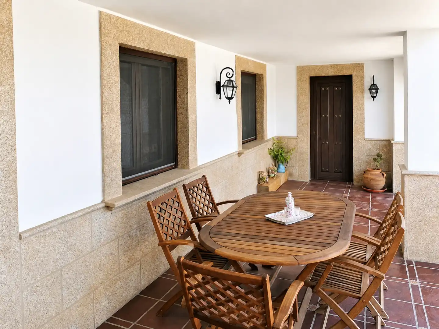 Terraza de Casa o chalet en venta en Valencia de Alcántara con Aire acondicionado, Calefacción y Jardín privado
