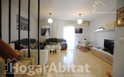 Living room of Single-family semi-detached for sale in Els Poblets  with Air Conditioner, Heating and Terrace