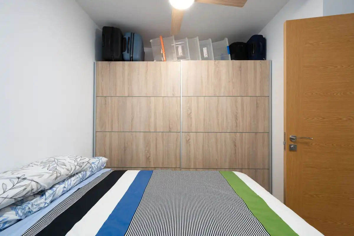 Schlafzimmer von Einfamilien-Reihenhaus zum Verkauf in Mutxamel mit Klimaanlage, Heizung und Terrasse