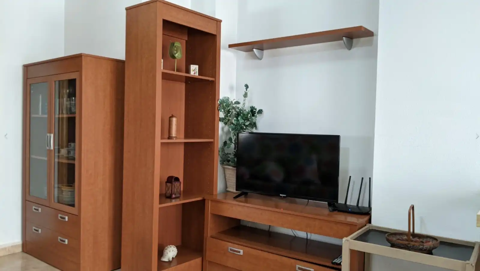 Sala de estar de Apartamento de alquiler en San Javier con Aire acondicionado, Calefacción y Amueblado