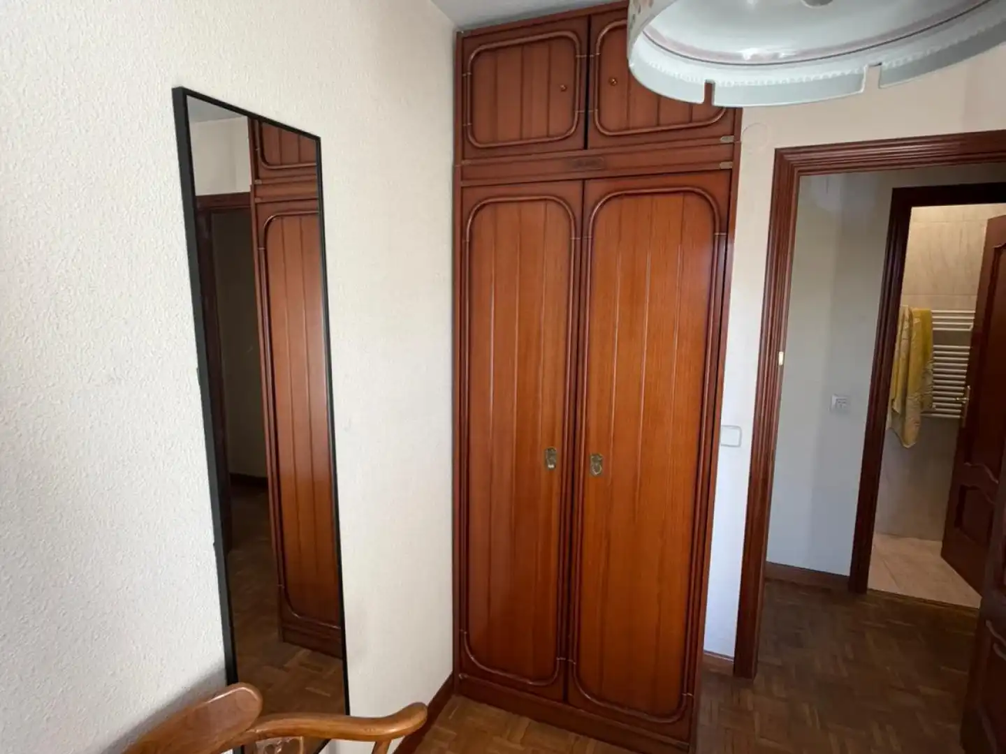 Schlafzimmer von Wohnung zur Miete in Madrid mit Klimaanlage, Heizung und Terrasse
