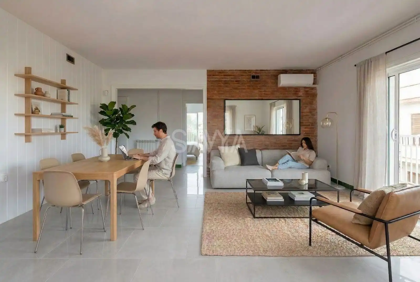 Sala de estar de Ático en venta en Sitges con Aire acondicionado, Calefacción y Terraza