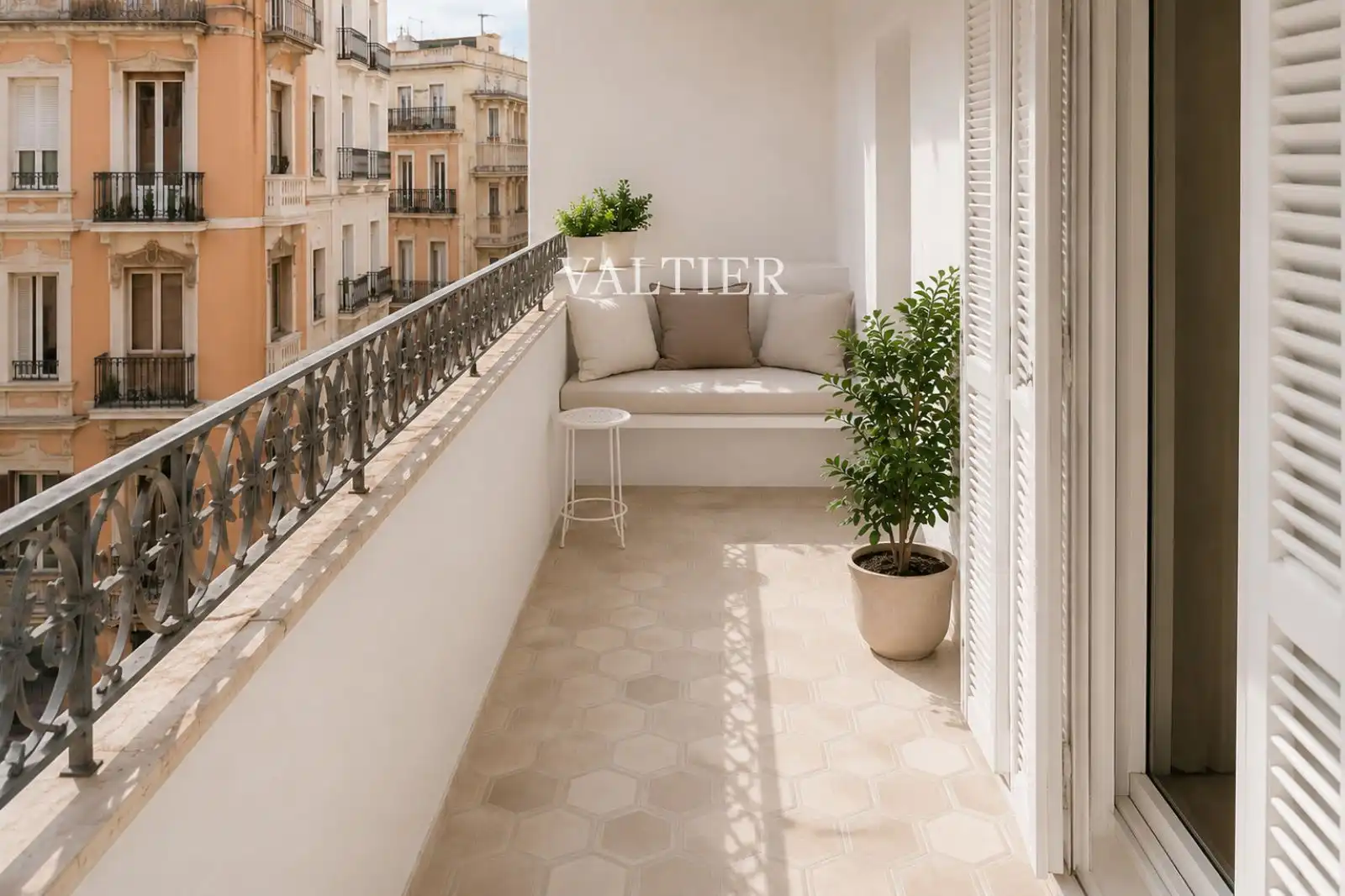 Balcony of Flat for sale in Madrid  with Terrace and Furnished