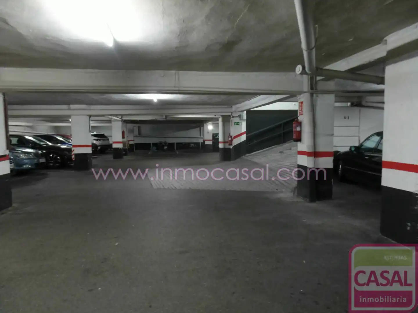 Parking of Flat for sale in Oviedo   with Heating, Terrace and Furnished